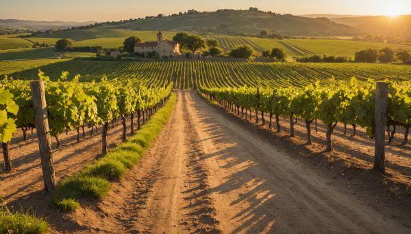 Balade vigne grand champagne nature