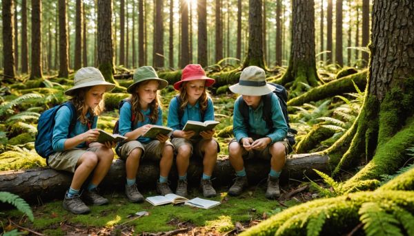 Sorties ludiques decouvertes nature enfants