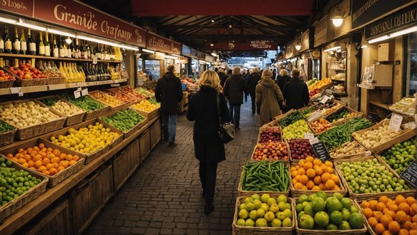 Les marchés locaux de la Grande Champagne : un voyage gastronomique